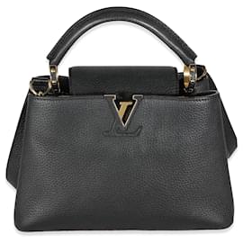 Louis Vuitton-Louis Vuitton Capucines BB en Taurillon Noir-Noir