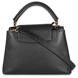 Louis Vuitton-Louis Vuitton Capucines BB en Taurillon Noir-Noir