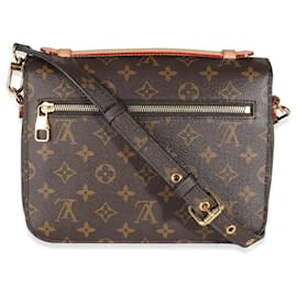 Louis Vuitton-Pochette Metis en toile Monogram Louis Vuitton-Marron