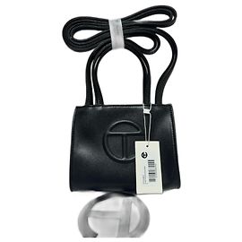 Autre Marque Black Leather Handbag Black