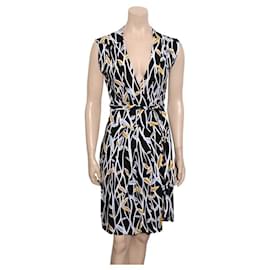 Diane Von Furstenberg Vestido envelope DvF Cassidy Multicor