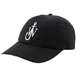 JW Anderson-Baseball Cap - J.W. Anderson - Nylon - Black-Black