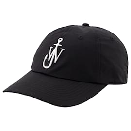 JW Anderson-Gorra de béisbol - J.W. Anderson - Nailon - Negra-Negro