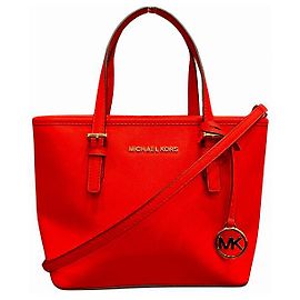 Michael Kors Leather 2WAY Bag 35T9GTVT0L Red