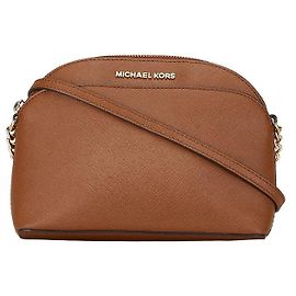 Michael Kors Leather Shoulder Bag 35H7GY3C2L Brown
