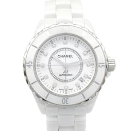 Chanel-Chanel CHANEL J12 12P Diamond Wristwatch-White