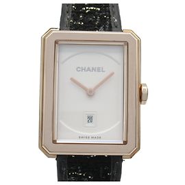 Chanel Boyfriend Tweedy Strap Watch Other