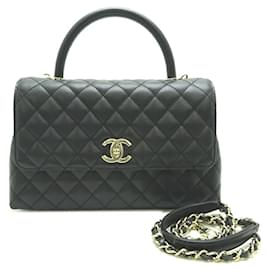 Chanel-Chanel Matelasse Coco Handle 29 Handbag-Black