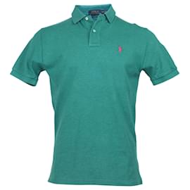Ralph Lauren-Polo Ralph Lauren Classic Fit Polo Shirt in Green Cotton-Green