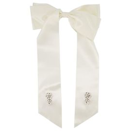 Barrette à cheveux en forme de fleur - Simone Rocha - Polyester - Ivoire Marron Beige