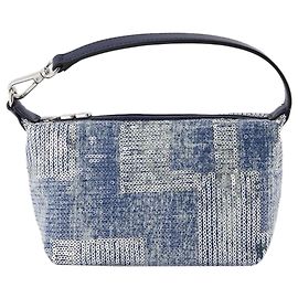 Pochette Piccola Farfalla - Ganni - Denim - Blu Blu