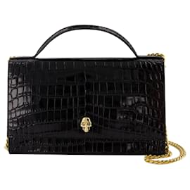 Alexander Mcqueen-Medium Skull Crossbody - Alexander McQueen - Leather - Black-Black