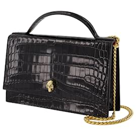 Alexander Mcqueen-Medium Skull Crossbody - Alexander McQueen - Leather - Black-Black