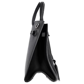 Lanvin-Lanvin Large Bogey Tote Bag in Black Leather-Black