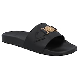 Versace-Medusa Sandals-Black