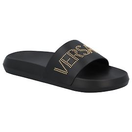 Versace Rubber Pool Slides Black