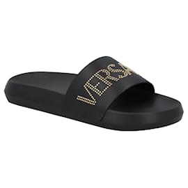 Versace-Escorregadores de borracha para piscina-Preto