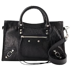 Balenciaga-Le City Small Purse - Balenciaga - Leather - Black-Black