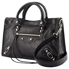 Balenciaga-Le City Small Purse - Balenciaga - Leather - Black-Black