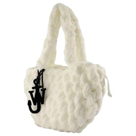 JW Anderson-Small Blanket Shopper Bag - J.W. Anderson - Cotton - White-White