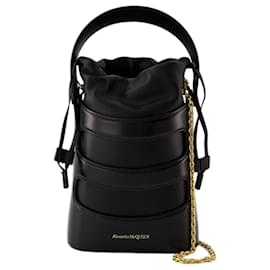 Alexander Mcqueen-The Rise Mini Crossbody - Alexander McQueen - Leather - Black-Black