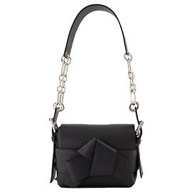 Borsa a spalla Musubi - Acne Studios - Pelle - Nero Nero