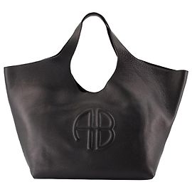 Lili Shopper Bag - ANINE BING - Leather - Black Black