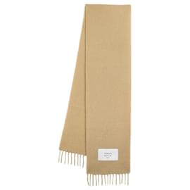 Autre Marque-Baby Scarf - Maison Kitsune - Wool - Brown-Brown