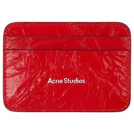 Card Holder - Acne Studios - Leather - Red Red