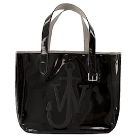 JW Anderson-Belt Tote Shopper Bag - J.W. Anderson - Cotton - Black-Black