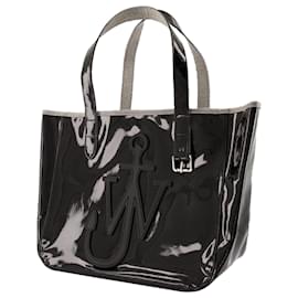 JW Anderson-Belt Tote Shopper Bag - J.W. Anderson - Cotton - Black-Black
