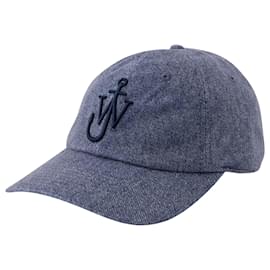 JW Anderson-Baseball Cap - J.W. Anderson - Cotton - Blue-Blue