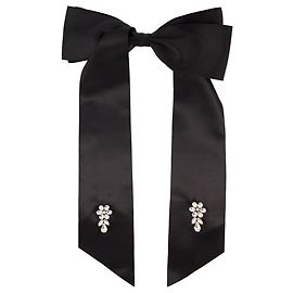 Blumenhaarklammer - Simone Rocha - Polyester - Schwarz Schwarz