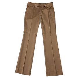 Gucci gerade Hosen in Haselnussfarbe der 90er Hellbraun