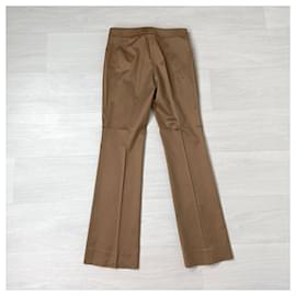 Gucci-Gucci straight pants 90s hazelnut color-Light brown
