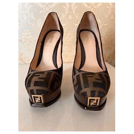 Fendi-Flats-Brown