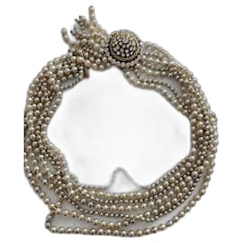 Christian Dior-Collares-Blanco