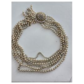 Christian Dior-Collares-Blanco