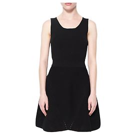 Chanel 2015 vestido negro básico Negro