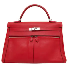 Hermès-Hermès Kelly 35-Red