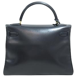 Hermès-Hermès Kelly 32-Navy blue