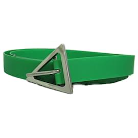 Cinto com fivela triangular Bottega Veneta Verde