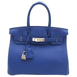 Hermès-Hermès Birkin 30-Blue