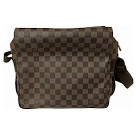 Louis Vuitton-Louis Vuitton Damier Naviglio Shoulder Bag-Brown,Damier ebene