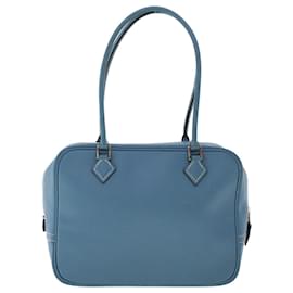 Hermès-Sac à main HERMES Plume-Bleu