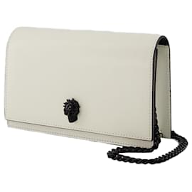 Alexander Mcqueen-Small Skull Crossbody - Alexander McQueen - Leather - Ivory-White