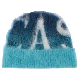 Autre Marque Gradient Mohair Beanie - Casablanca - Wool - Blue Blue