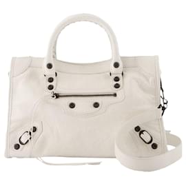 Balenciaga-Le City Small Purse - Balenciaga - Leather - White-White