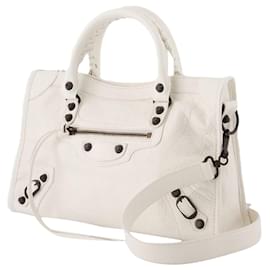Balenciaga-Le City Small Purse - Balenciaga - Leather - White-White
