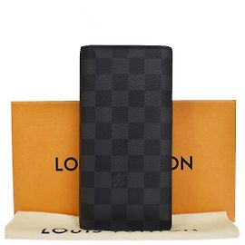 LOUIS VUITTON Brazza Wallet Black